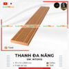 Thanh đa năng gỗ nhựa 1 da Southwood màu Teak mã SW_W72H12 thiết kế 4 mặt vân sọc