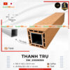 Thanh trụ gỗ nhựa 1 da mã SW_S100H100