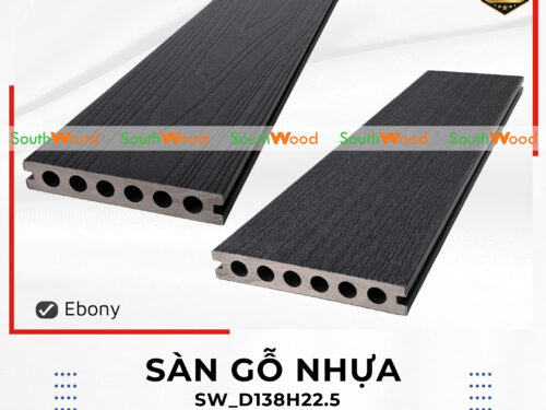 Sàn gỗ nhựa ngoài trời 2 da Southwood mã SW_D138H22.5