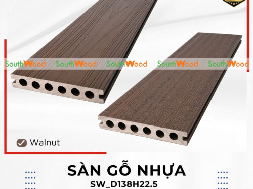 Sàn gỗ nhựa ngoài trời 2 da Southwood mã SW_D138H22.5