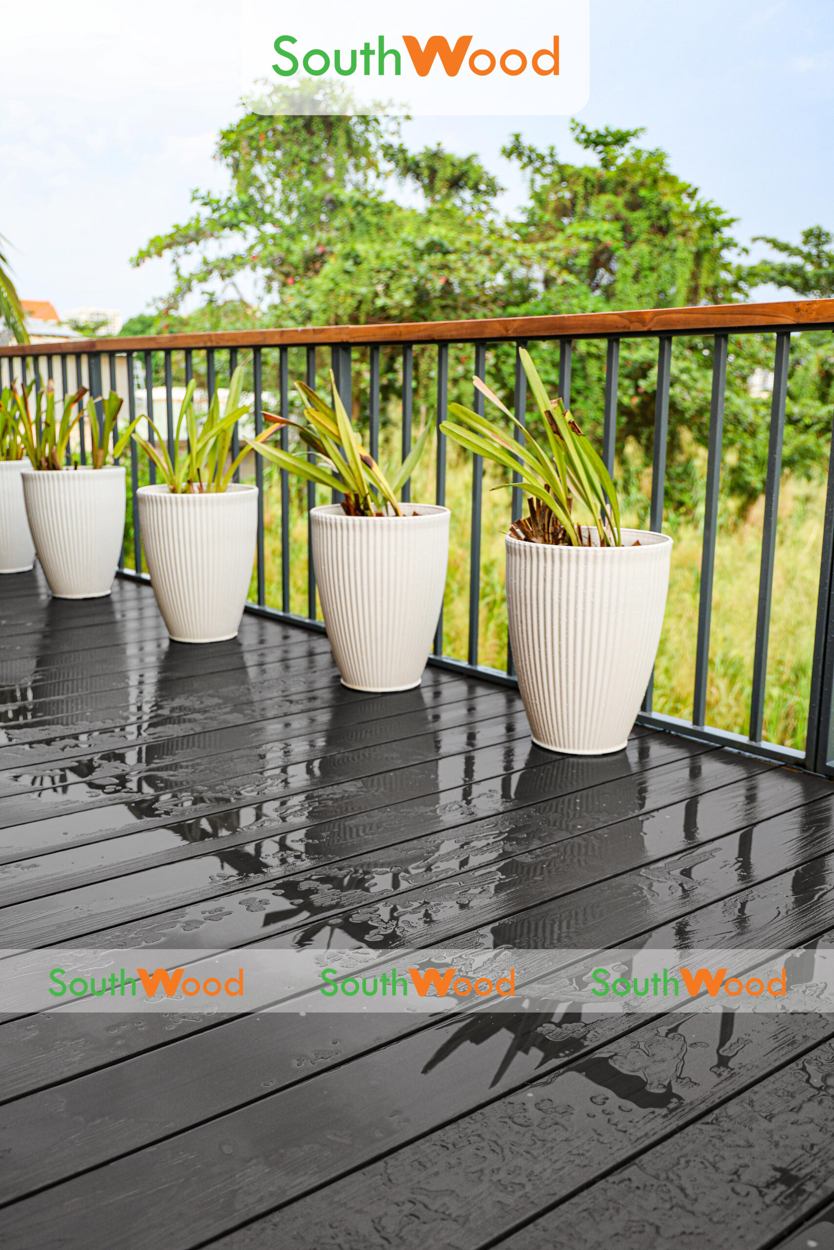 Công trình ban công sân thường gỗ nhựa ngoài trời 2 da Southwood