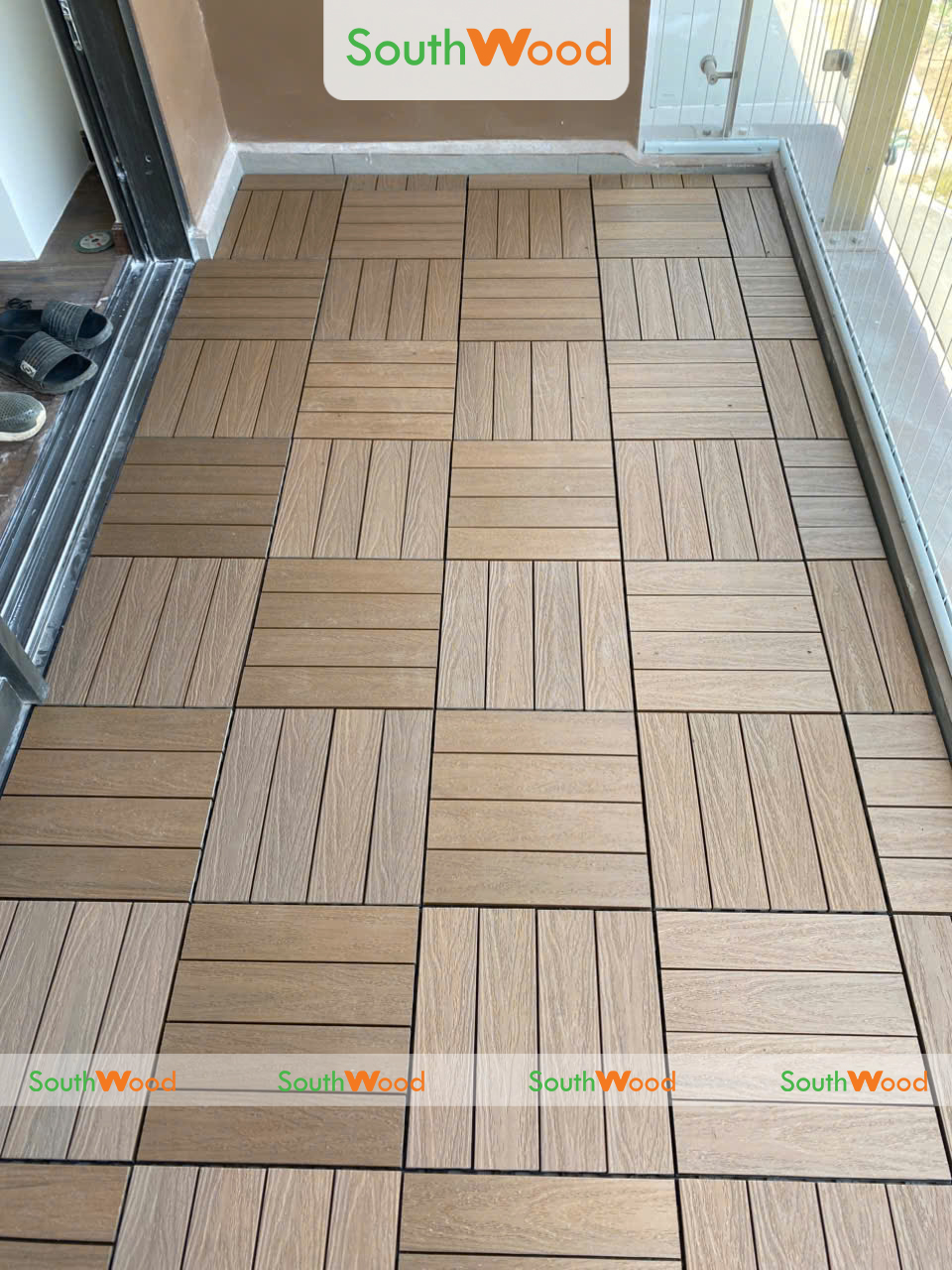 Vỉ sàn gỗ nhựa chống trơn trượt