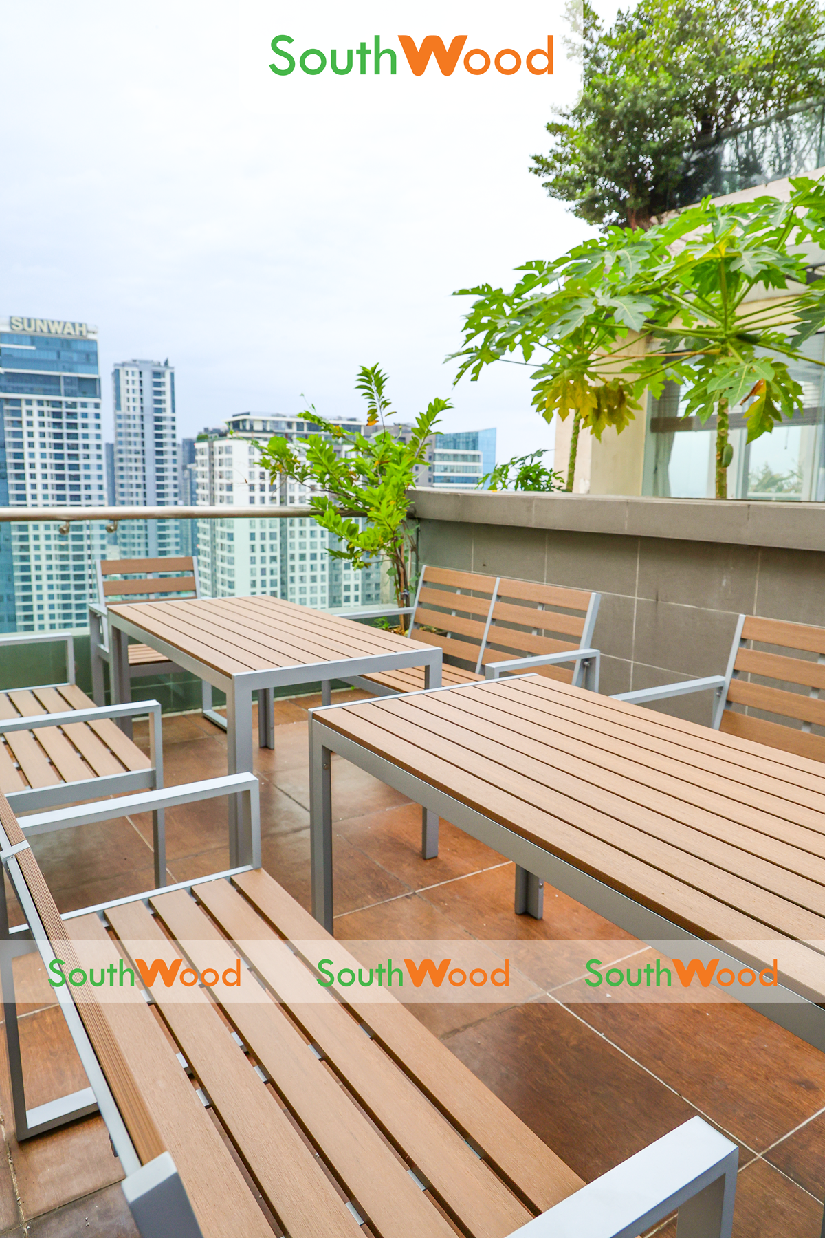 Bàn Ghế Đơn Gỗ Nhựa Ngoài Trời SouthWood – Lựa Chọn Hoàn Hảo Cho Không Gian Ngoài Trời Tại Bình Thạnh - 8