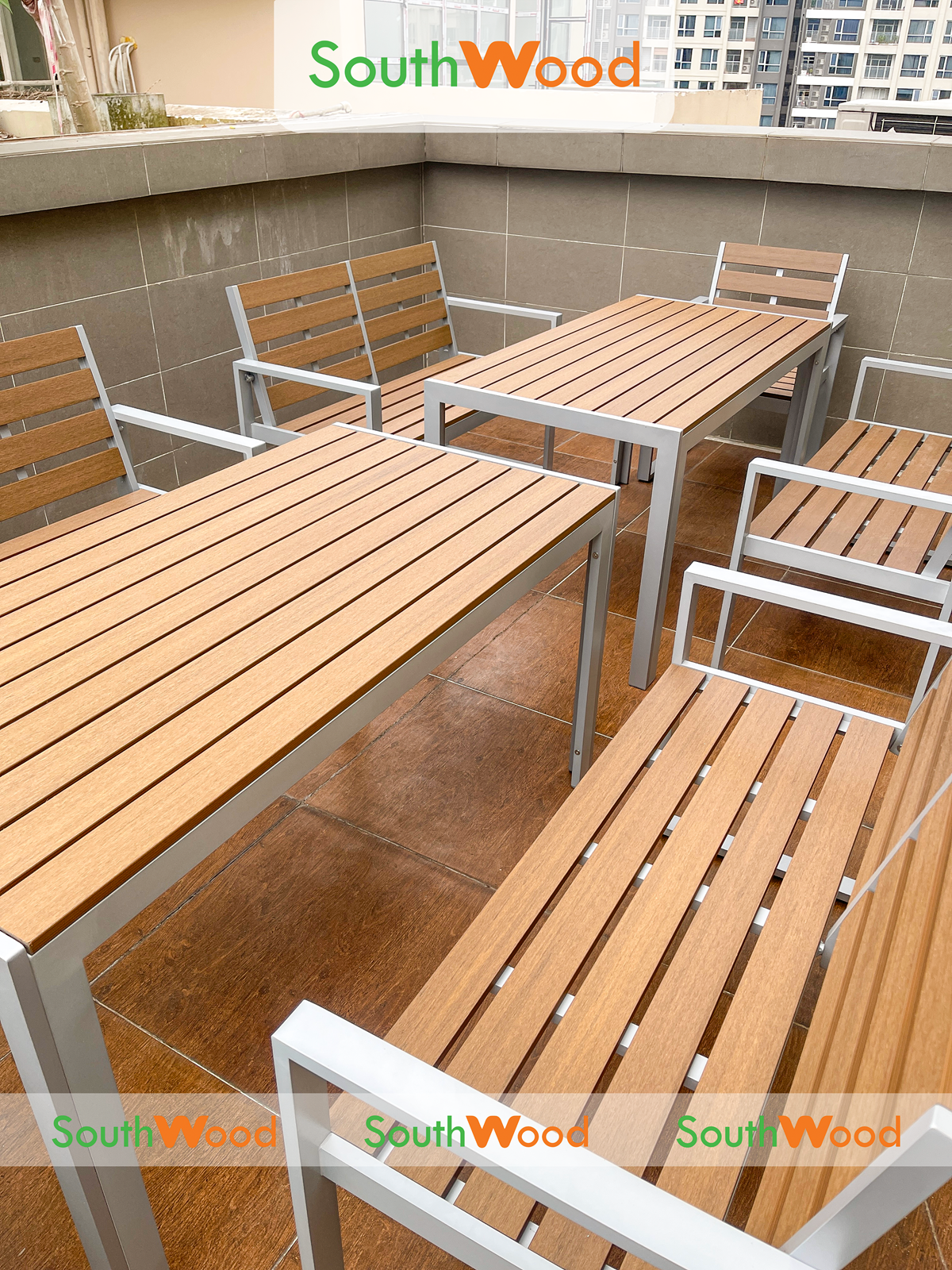 Bàn Ghế Đơn Gỗ Nhựa Ngoài Trời SouthWood – Lựa Chọn Hoàn Hảo Cho Không Gian Ngoài Trời Tại Bình Thạnh - 6