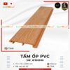 Tấm ốp PVC phủ ASA gỗ nhựa ngoài trời Southwood, ốp cổng, ốp tường, ốp trần SW_W100H16 Teak