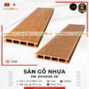 Sàn gỗ nhựa ngoài trời 1 da Southwood vân gỗ 3D