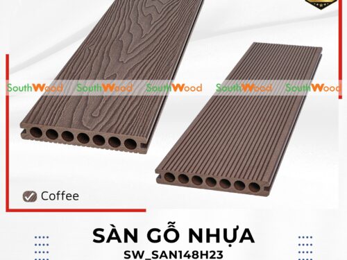 Sàn gỗ nhựa ngoài trời 1 da Southwood vân gỗ 3D