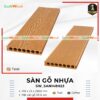Sàn gỗ nhựa ngoài trời 1 da Southwood vân gỗ 3D