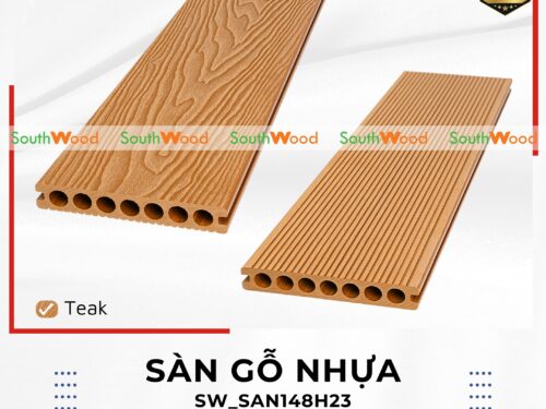 Sàn gỗ nhựa ngoài trời 1 da Southwood vân gỗ 3D