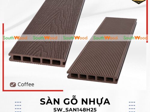 Sàn gỗ nhựa ngoài trời 1 da Southwood vân gỗ 3D