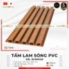 Tấm ốp lam sóng gỗ nhựa ngoài trời Southwood mã SW_W190H20 Teak
