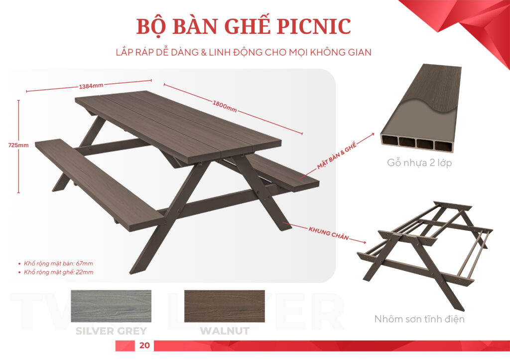 PICNIC - Catalog gỗ nhựa Southwood chuẩn công nghệ Nhật Bản